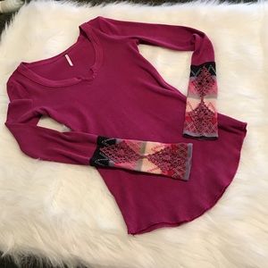 FREE PEOPLE AZTEC SHIRT